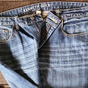Kenneth Cole Mens Blue Jeans